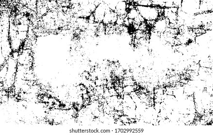 Scratched Grunge Urban Background Texture Vector. Dust Overlay Distress Grainy Grungy Effect. Distressed Backdrop Vector Illustration. Isolated Black on White Background. EPS 10.