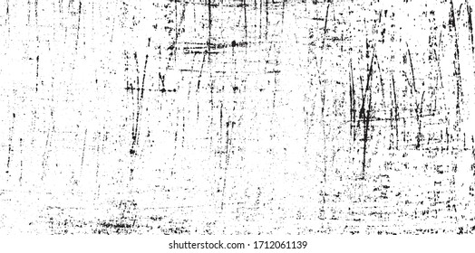 Scratched Grunge Urban Background Texture Vector. Dust Overlay Distress Grainy Grungy Effect. Distressed Backdrop Vector Illustration. Isolated Black on White Background. EPS 10.