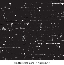 Scratched Grunge Urban Background Texture Vector. Dust Overlay Distress Grainy Grungy Effect. Distressed Backdrop Vector Illustration. Isolated Black on White Background. EPS 10.