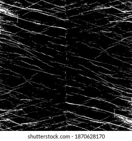 Vector De Textura De Fondo Urbano Grunge Escrachado. Efecto Grunguítico Grave de Dust Overlay Ilustración de vectores de fondo con problemas. Negro aislado sobre fondo blanco. EPS 10.
