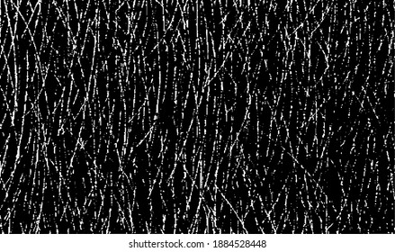 Scratched Grunge Urban Background Texture Vector. Dust Overlay Distress Grainy Grungy Effect. Distressed Backdrop Vector Illustration. Isolated Black on White Background. EPS 10.