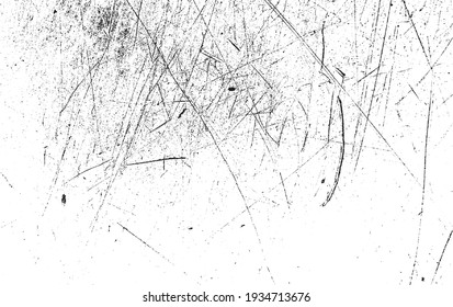 Scratched Grunge Urban Background Texture Vector. Dust Overlay Distress Grainy Grungy Effect. Distressed Backdrop Vector Illustration. Isolated Black on White Background. EPS 10.