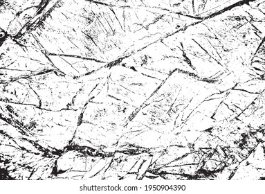 Scratched Grunge Urban Background Texture Vector. Dust Overlay Distress Grainy Grungy Effect. Distressed Backdrop Vector Illustration. Isolated Black on White Background. EPS 10.