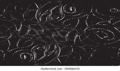 Vector De Textura De Fondo Urbano Grunge Escrachado. Efecto Grunguítico Grave de Dust Overlay Ilustración de vectores de fondo con problemas. Negro aislado sobre fondo blanco. EPS 10.