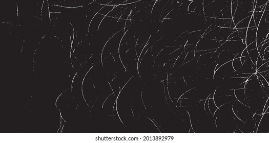 Scratched Grunge Urban Background Texture Vector. Dust Overlay Distress Grainy Grungy Effect. Distressed Backdrop Vector Illustration. Isolated Black on White Background. EPS 10.