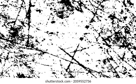 Scratched Grunge Urban Background Texture Vector. Dust Overlay Distress Grainy Grungy Effect