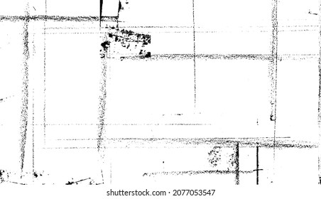Scratched Grunge Urban Background Texture Vector. Dust Overlay Distress Grainy Grungy Effect. Distressed Backdrop Vector Illustration. Isolated Black on White Background. EPS 10.