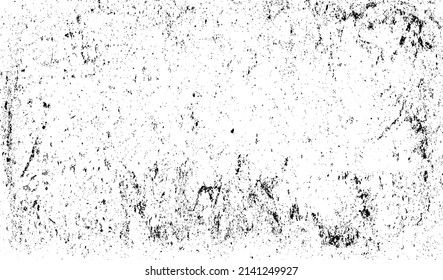 Scratched Grunge Urban Background Texture Vector. Dust Overlay Distress Grainy Grungy Effect. Distressed Backdrop Vector Illustration. Isolated Black on White Background. EPS 10.