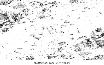 Scratched Grunge Urban Background Texture Vector. Dust Overlay Distress Grainy Grungy Effect. Distressed Backdrop Vector Illustration. Isolated Black on White Background. EPS 10.