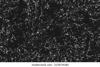 Scratched Grunge Urban Background Texture Vector. Dust Overlay Distress Grainy Grungy Effect. Distressed Backdrop Vector Illustration. Isolated White on Black Background