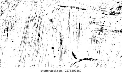 Scratched Grunge Urban Background Texture Vector. Dust Overlay Distress Grainy Grungy Effect. Distressed Backdrop Vector Illustration. Isolated Black on White Background. EPS 10.