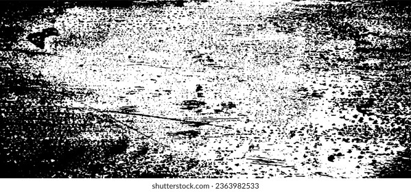 Vector De Textura De Fondo Urbano Grunge Escrachado. Efecto Grunguítico Grave de Dust Overlay Ilustración de vectores de fondo con problemas. Negro aislado sobre fondo blanco. EPS 10.
