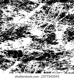 Scratched Grunge Urban Background Texture Vector. Dust Overlay Distress Grainy Grungy Effect. Distressed Backdrop Vector Illustration. Isolated Black on White Background. EPS 10