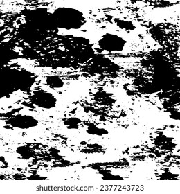 Vector De Textura De Fondo Urbano Grunge Escrachado. Efecto Grunguítico Grave de Dust Overlay Ilustración de vectores de fondo con problemas. Negro aislado sobre fondo blanco. EPS 10