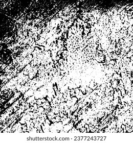 Vector De Textura De Fondo Urbano Grunge Escrachado. Efecto Grunguítico Grave de Dust Overlay Ilustración de vectores de fondo con problemas. Negro aislado sobre fondo blanco. EPS 10