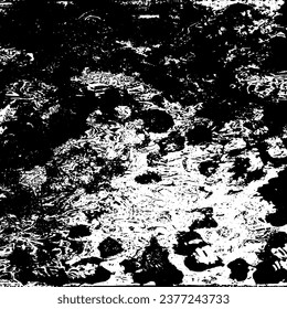 Scratched Grunge Urban Background Texture Vector. Dust Overlay Distress Grainy Grungy Effect. Distressed Backdrop Vector Illustration. Isolated Black on White Background. EPS 10