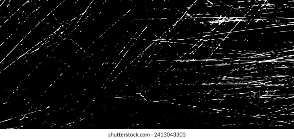 Vector De Textura De Fondo Urbano Grunge Escrachado. Efecto Grunguítico Grave de Dust Overlay Ilustración de vectores de fondo con problemas. Negro aislado sobre fondo blanco. EPS 10.