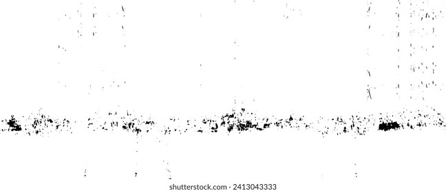 Vector De Textura De Fondo Urbano Grunge Escrachado. Efecto Grunguítico Grave de Dust Overlay Ilustración de vectores de fondo con problemas. Negro aislado sobre fondo blanco. EPS 10.