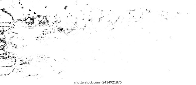 Scratched Grunge Urban Background Texture Vector. Dust Overlay Distress Grainy Grungy Effect. Distressed Backdrop Vector Illustration. Isolated Black on White Background. EPS 10.