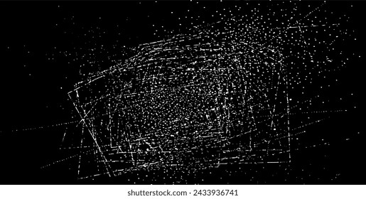 Scratched Grunge Urban Background Texture Vector. Dust Overlay Distress Grainy Grungy Effect. Distressed Backdrop Vector Illustration. Isolated Black on White Background. EPS 10.