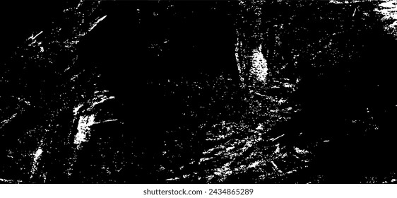 Scratched Grunge Urban Background Texture Vector. Dust Overlay Distress Grainy Grungy Effect. Distressed Backdrop Vector Illustration. Isolated Black on White Background. EPS 10.