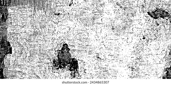 Scratched Grunge Urban Background Texture Vector. Dust Overlay Distress Grainy Grungy Effect. Distressed Backdrop Vector Illustration. Isolated Black on White Background. EPS 10.