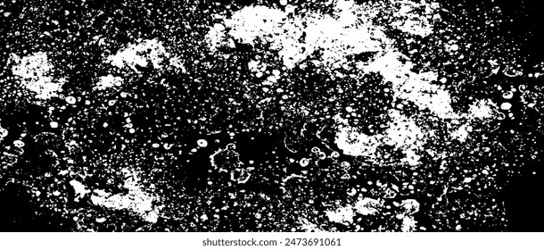 Scratched Grunge Urban Background Texture Vector. Dust Overlay Distress Grainy Grungy Effect. Distressed Backdrop Vector Illustration. Isolated Black on White Background. EPS 10.