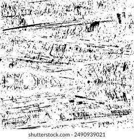 Scratched Grunge Urban Background Texture Vector. Dust Overlay Distress Grainy Grungy Effect. Distressed Backdrop Vector Illustration. Isolated Black on White Background. EPS 10.