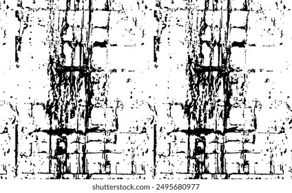Scratched Grunge Urban Background Texture Vector. Dust Overlay Distress Grainy Grungy Effect. Distressed Backdrop Vector Illustration. Isolated Black on White Background. EPS 10.