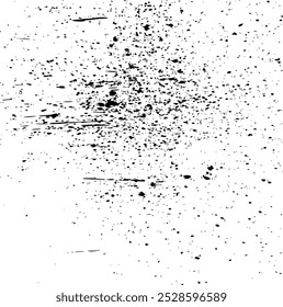 Vector de textura de fondo Urbana grunge rayado. Efecto Grungy granulado de la angustia de la superposición del polvo. Ilustración vectorial de fondo angustiado. Aislado negro sobre fondo blanco. EPS 10.