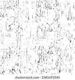 Scratched Grunge Urban Background Texture Vector. Dust Overlay Distress Grainy Grungy Effect. Distressed Backdrop Vector Illustration. Isolated Black on White Background. EPS 10.