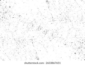 Scratched Grunge Urban Background Texture Vector. Dust Overlay Distress Grainy Grungy Effect. Distressed Backdrop Vector Illustration. Isolated Black on White Background. EPS 10.