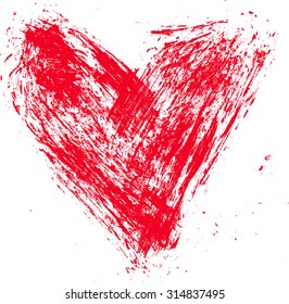 Corazón scrachado