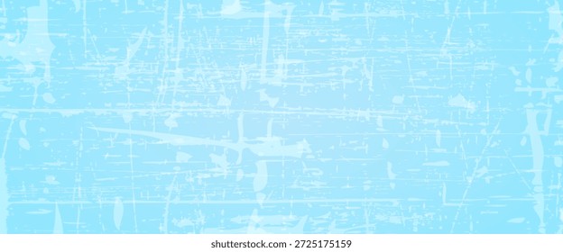 Textura de la superficie de hielo rayada. Fondo de hielo azul con rastros de skate, grietas, arañazos. Fondo áspero de la pista del deporte del invierno. Fondo de pantalla de agua congelado del lago o del estanque con los puntos, el punto y las líneas. Eps10