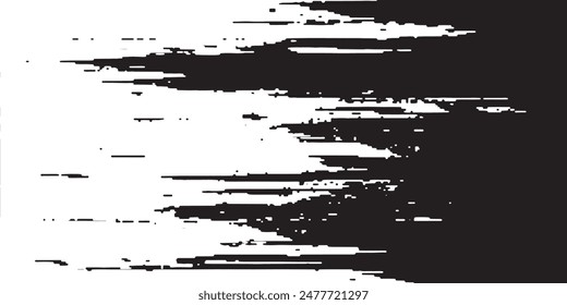 Scratched Line Grunge Texture Design, eine Kombination aus Schwarz und Weiß. Abstrakt mit weißem Hintergrund