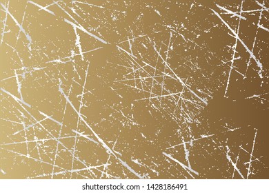 Scratched metal chrome gold silver texture vector icon set collection. Shiny brushed vector metallic gradient icon grunge background golden for banner, label, medal. Gold gradient for banner, award