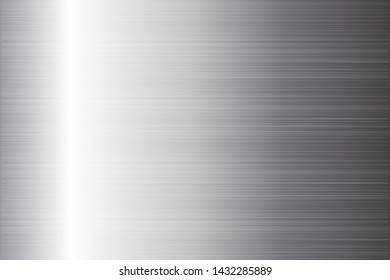 Scratched metal chrome silver texture vector icon set. Shiny brushed vector metallic gradient grunge background silver for banner, label, medal, button. Silver abstract chrome gradient collection