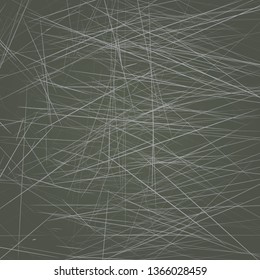 Scratched metal texture, dark. Vector image