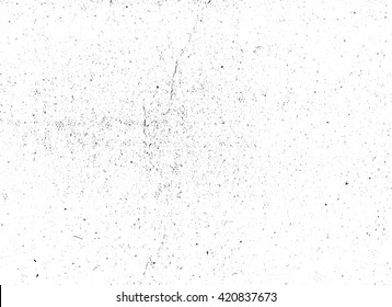 Scratched paper or distressed cardboard vector texture overlay. Subtle grain abstract black and white grunge background