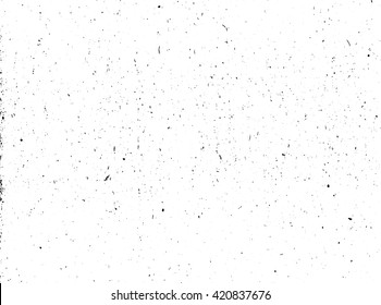 Scratched Paper Or Distressed Cardboard Vector Texture Overlay. Subtle Grain Abstract Black And White Grunge Background