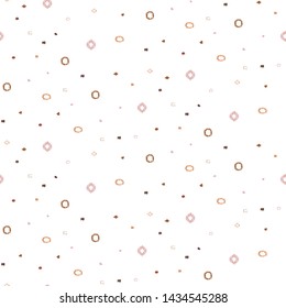 Scratched particles rough dashes seamless vector pattern.