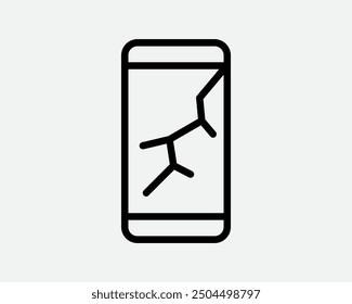 Scratched surface icon. Scratch resistant sign. Broken screen symbol.