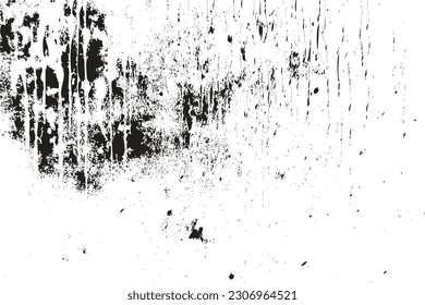 Scratched texture and grunge effects on the wall. Rusty surface and dust texture on a white background. Abstract grimy concrete and dart texture for backgrounds. Scratched and rusty grunge effect.