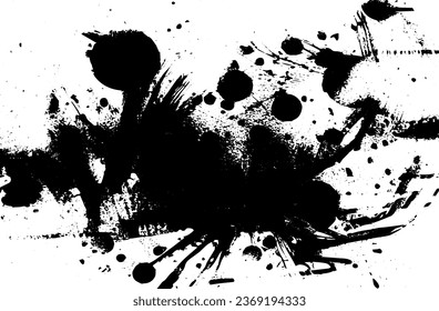 Vector de textura escrachado de fondo urbano en estilo Grunge. Una capa de polvo crea un efecto áspero y granulado. Ilustración del vector de fondo problemático