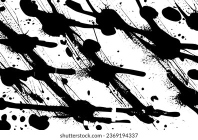 Scratched texture vector of urban background in Grunge style. A layer of dust creates a grainy rough effect. Problematic background Vector illustration