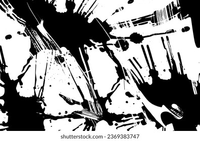 Vector de textura escrachado de fondo urbano en estilo Grunge. Una capa de polvo crea un efecto áspero y granulado. Ilustración del vector de fondo problemático