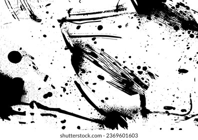 Scratched texture vector of urban background in Grunge style. A layer of dust creates a grainy rough effect. Problematic background Vector illustration