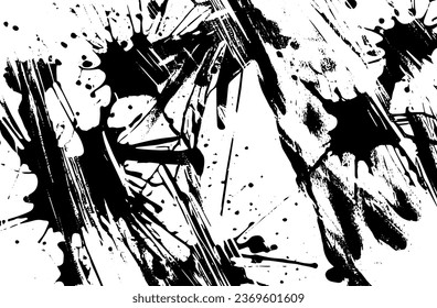 Scratched texture vector of urban background in Grunge style. A layer of dust creates a grainy rough effect. Problematic background Vector illustration