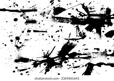 Vector de textura escrachado de fondo urbano en estilo Grunge. Una capa de polvo crea un efecto áspero y granulado. Ilustración del vector de fondo problemático