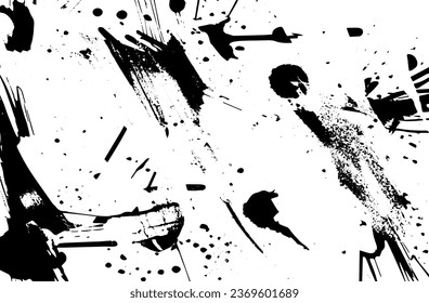 Scratched texture vector of urban background in Grunge style. A layer of dust creates a grainy rough effect. Problematic background Vector illustration